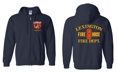 LFD8 18600 Gildan Full Zip Hoodie