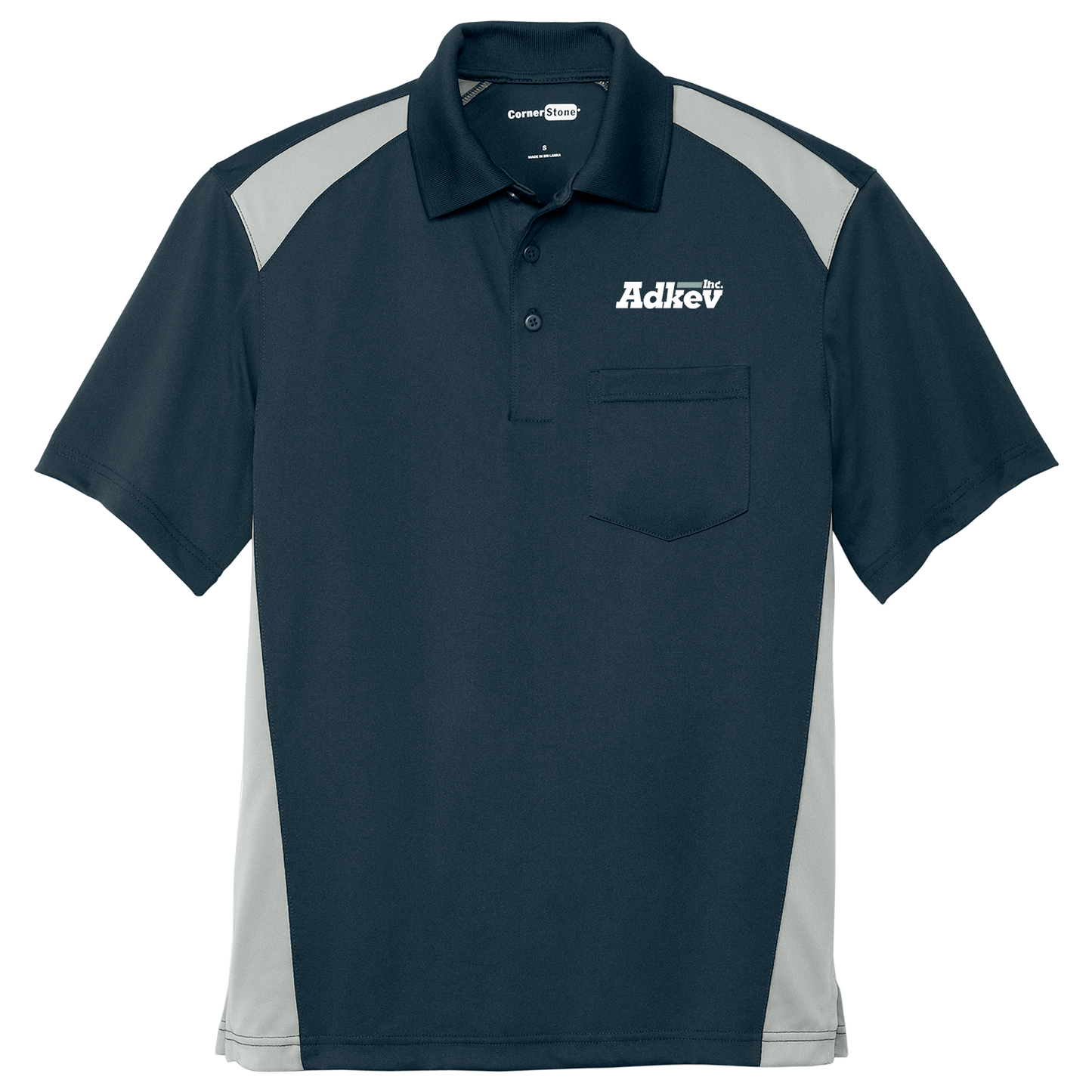 Adkev CS416 Two Way Colorblock Pocket Polo