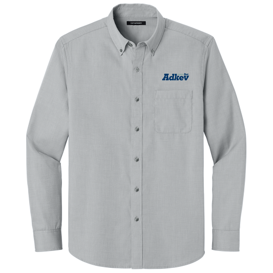 Adkev W816 Port Authority Long Sleeve Nailhead Easy Care Shirt