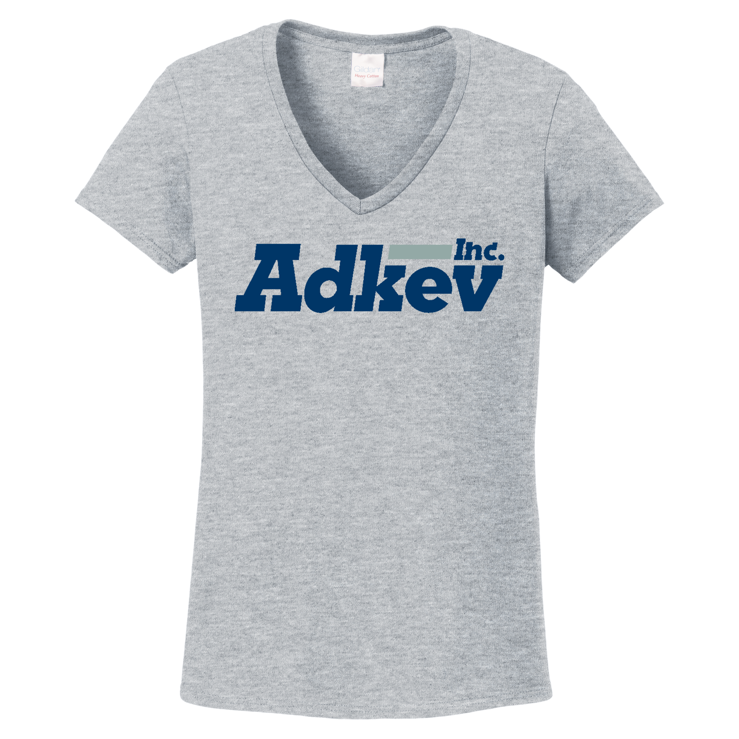 Adkev 5V00L Gildan Women's V-Neck T-Shirt