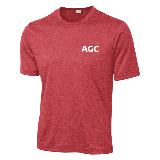 AGC ST360 Dry Fit Heathered Short Sleeve Tee