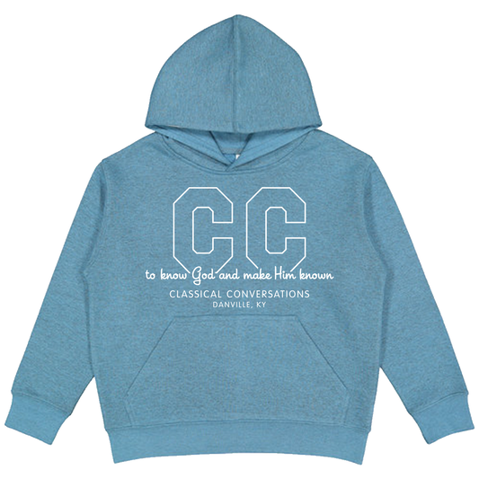 Classical Conversations Screen Printed 2296 LAT Youth Fleece Hoodie