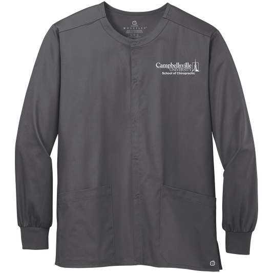 Campbellsville University Chiro EMB WW3080 Wonder Wink Men's Scrub Jacket