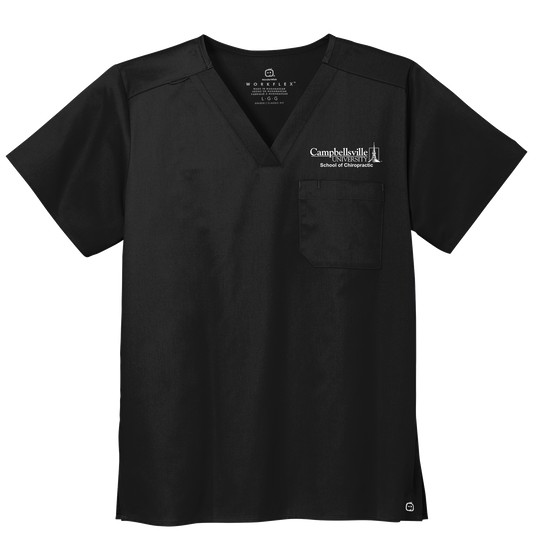 Campbellsville University Chiro EMB WW3160 Wonder Wink Men’s V-Neck Scrub Top