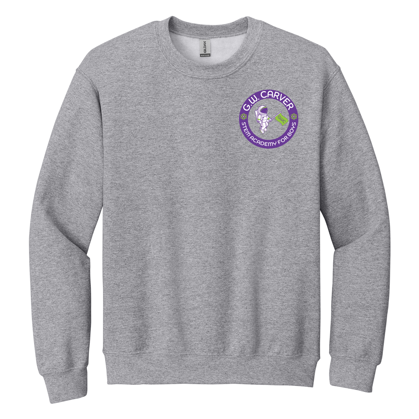 GWC STEM Academy Embroidered 18000 Adult Crewneck Sweatshirt