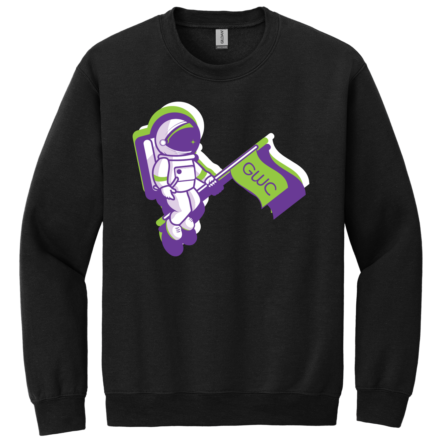 GWC STEM Academy Screen Printed 18000B Youth Crewneck Sweatshirt - NEW LOGO