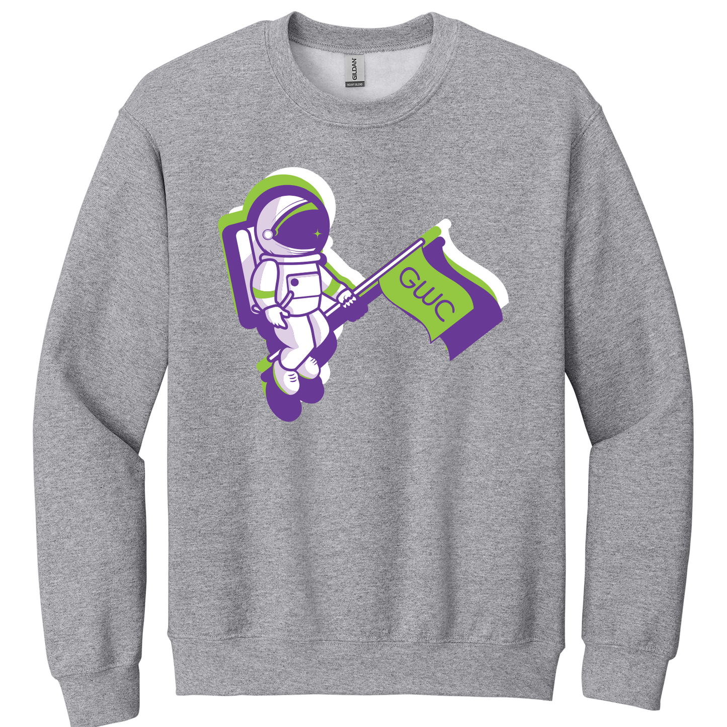 GWC STEM Academy Screen Printed 18000B Youth Crewneck Sweatshirt - NEW LOGO