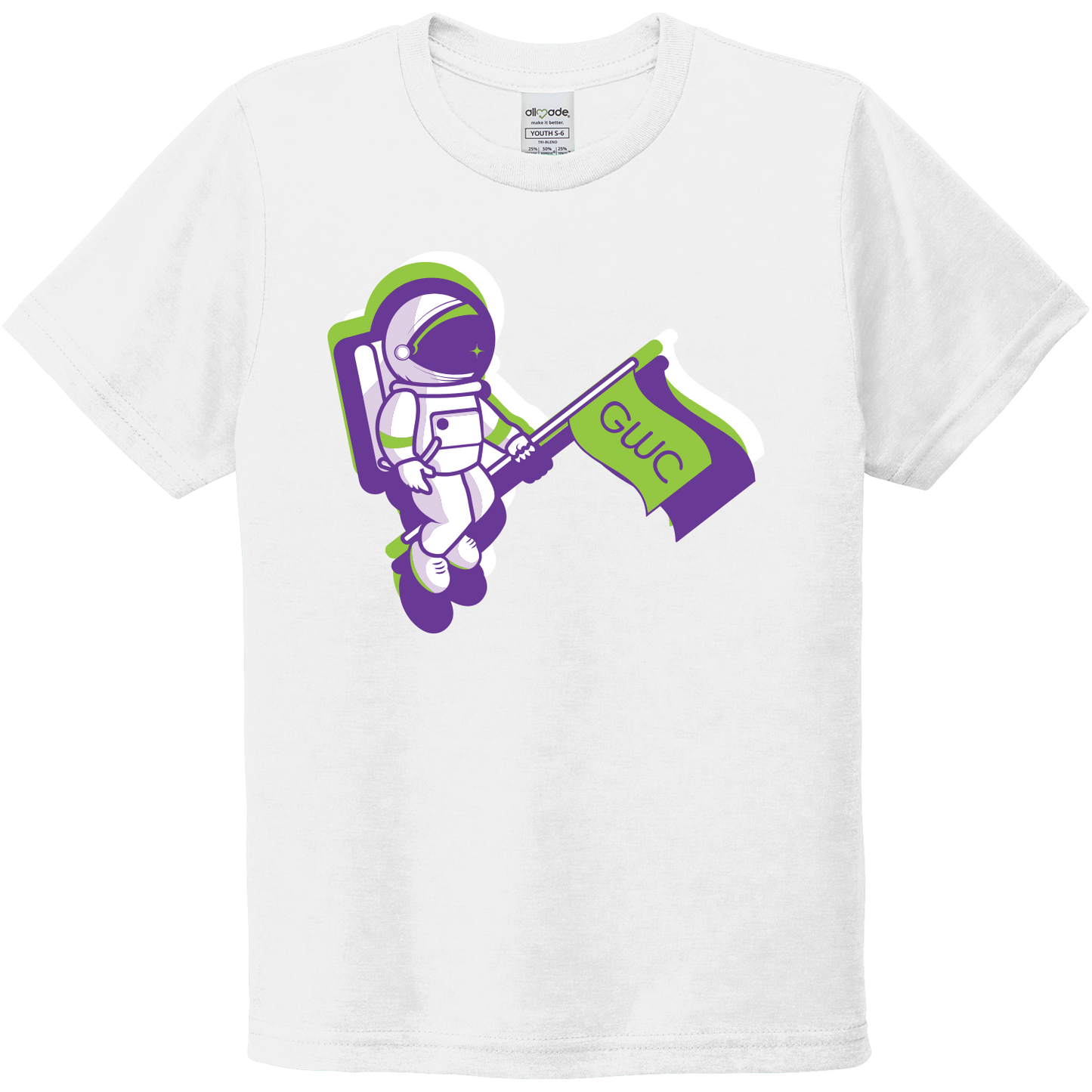 GWC STEM Academy Screen Printed AL207 Youth SS Tee - NEW LOGO