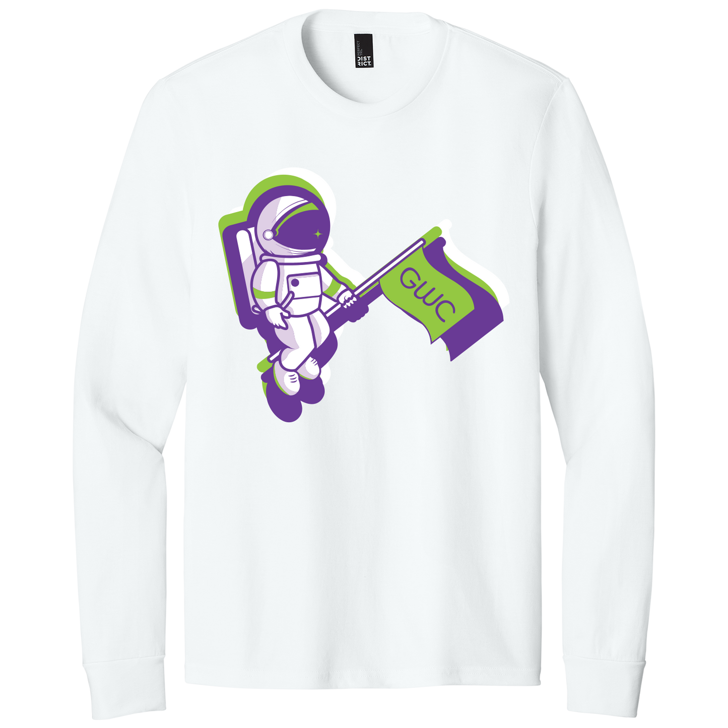 GWC STEM Academy Screen Printed DT132Y Youth LS Tee - NEW LOGO