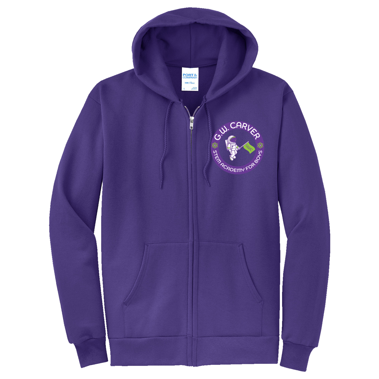 GWC STEM Academy Embroidered PC78ZH Adult Fleece Full Zip