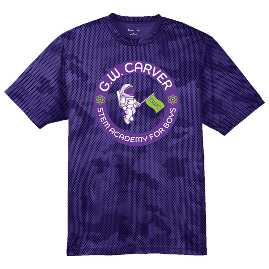 GWC STEM Academy Screen Printed ST370 Adult Sport-Tek CamoHex Tee