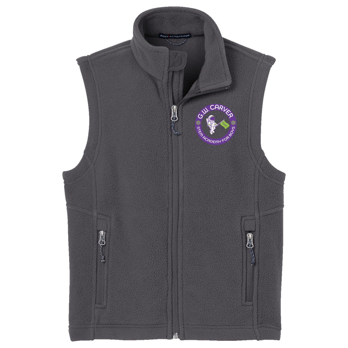 GWC STEM Academy Embroidered Y219 Youth Fleece Vest
