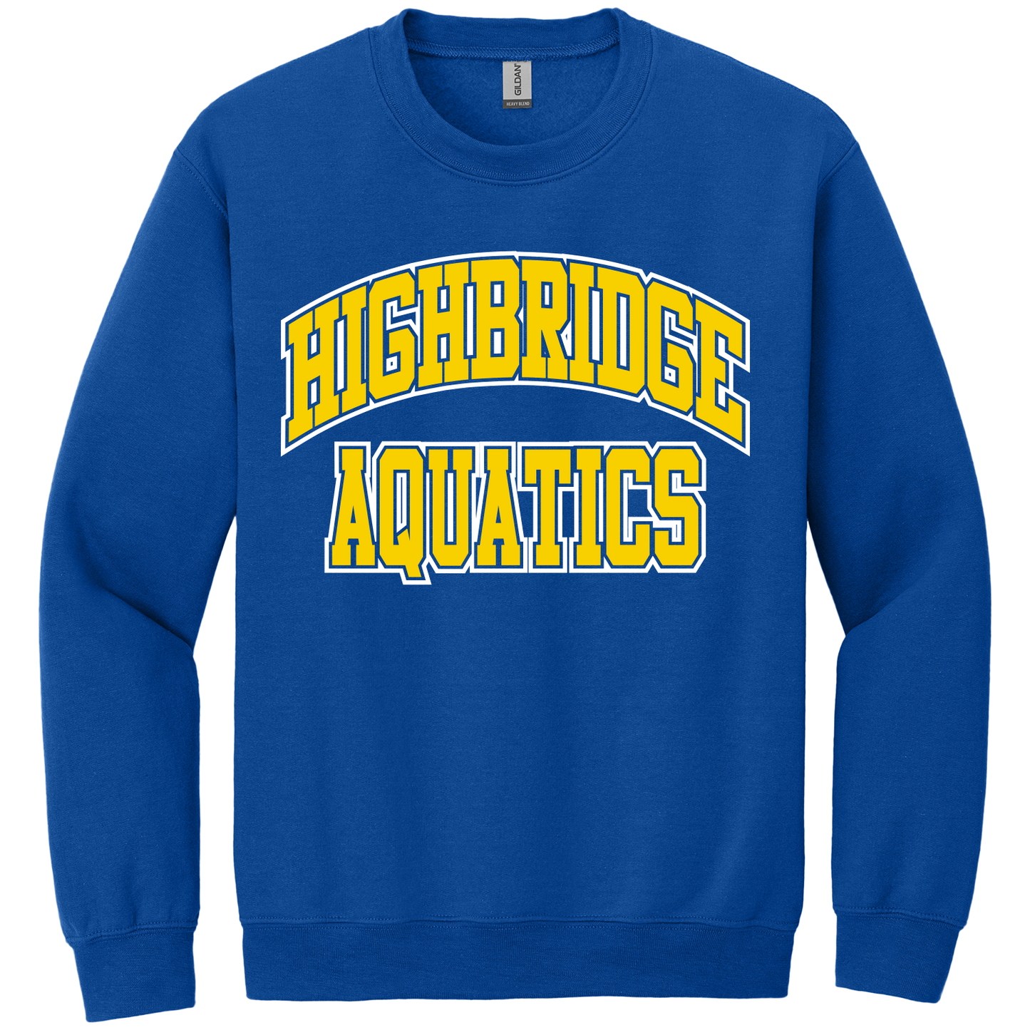 Highbridge Aquatics Screen Printed 18000B Youth Crewneck Sweatshirt