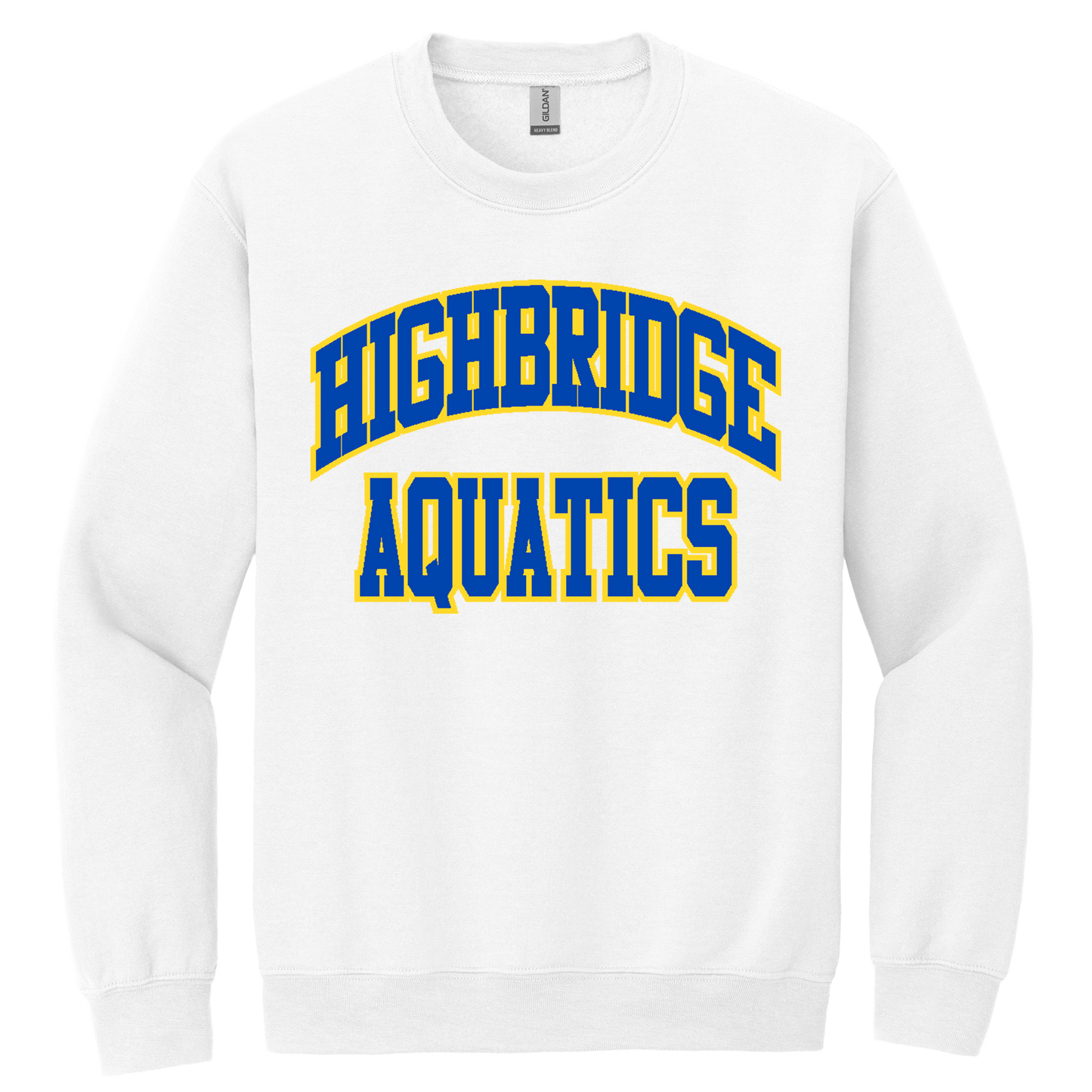 Highbridge Aquatics Screen Printed 18000 Gildan Crewneck Sweatshirt