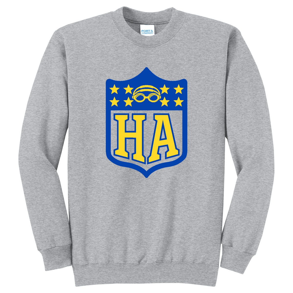 HBAQ PC78 Port & Co Adult Crewneck Sweatshirt