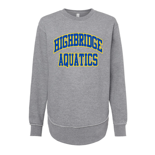 HBAQ 3525 Ladies Fleece Crewneck Sweatshirt