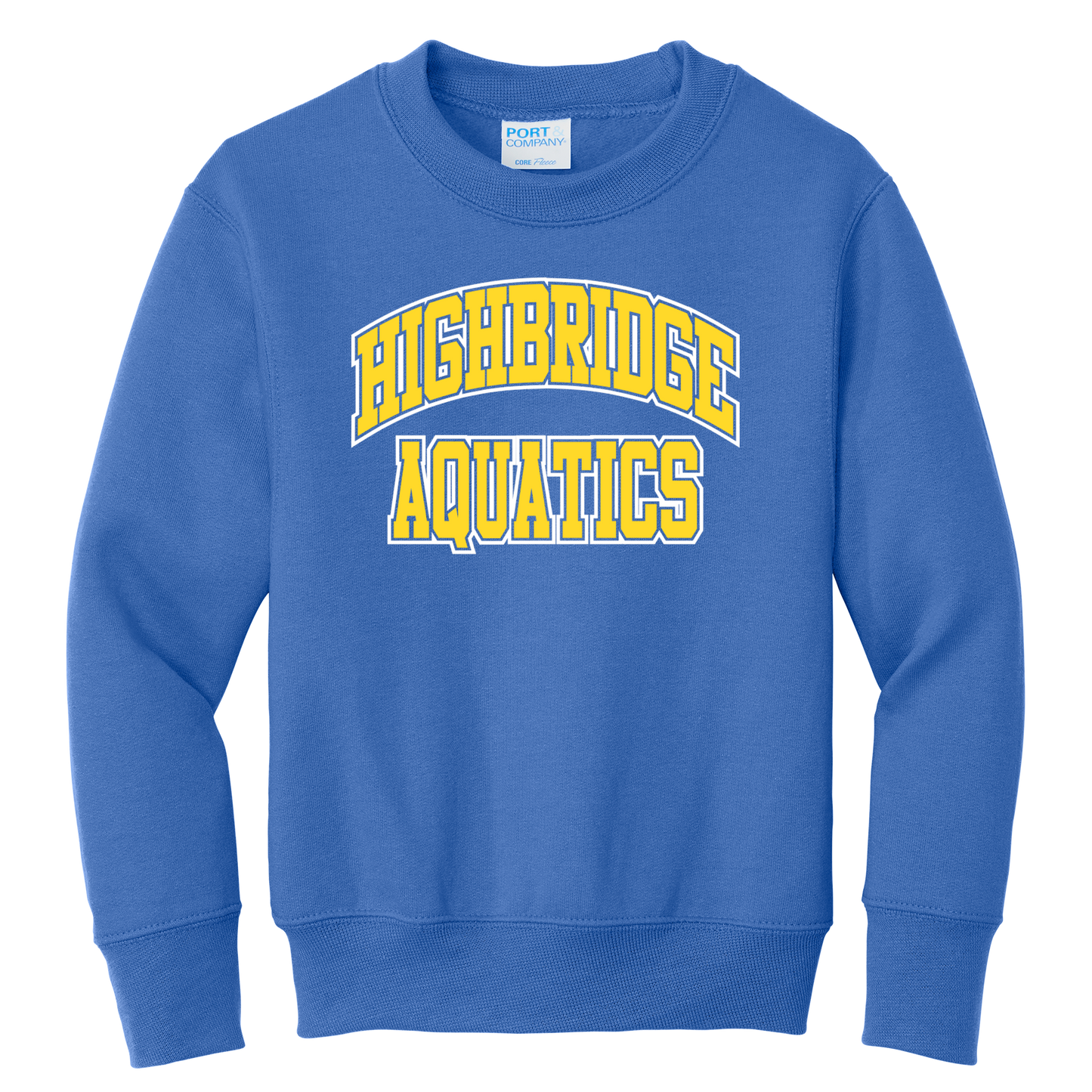 HBAQ PC90Y Port & Co Youth Crewneck Sweatshirt