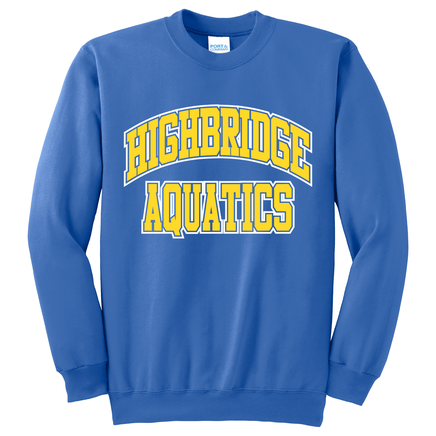 HBAQ PC90 Port & Co Adult Crewneck Sweatshirt