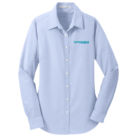 HTNA L658 Ladies Long Sleeve Oxford Shirt