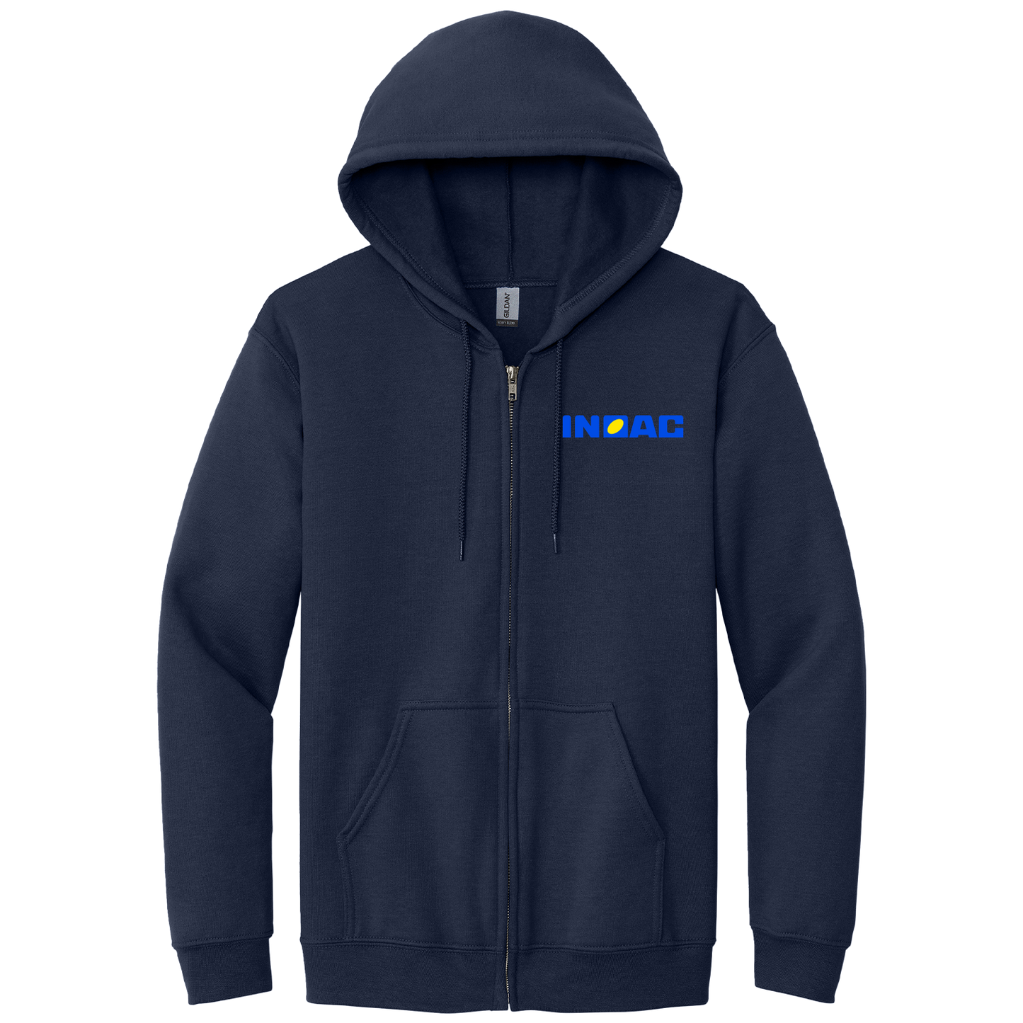Inoac 18600 Gildan Full zip hooded sweatshirt