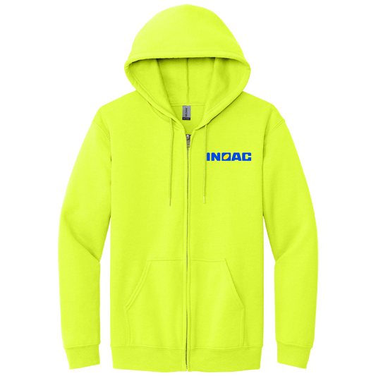 Inoac 18600 Gildan Full zip hooded sweatshirt