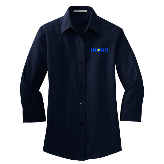 Inoac L612 Port Authority Ladies 3/4 sleeve easy care shirt