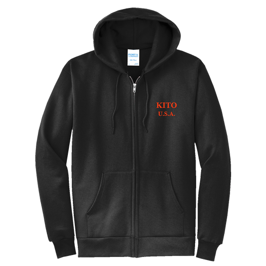 Kito U.S.A. PC78ZH Full Zip Fleece Hoodie