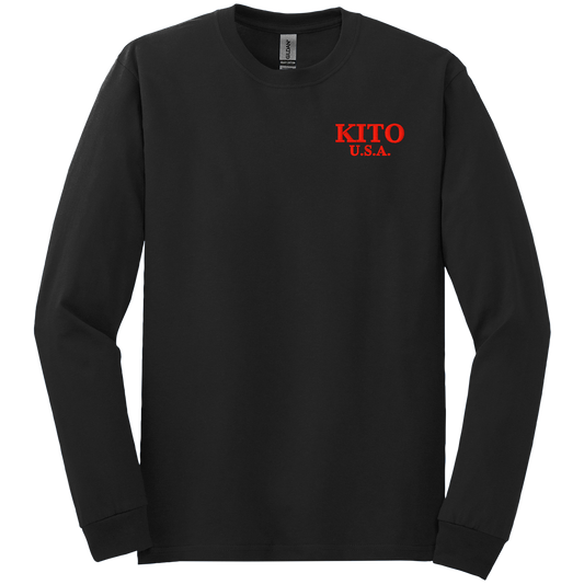 Kito U.S.A. 5400 Gildan Heavy Cotton Long Sleeve Tee