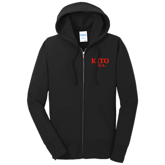 Kito U.S.A. LPC78ZH Ladies Full Zip Fleece Hoodie