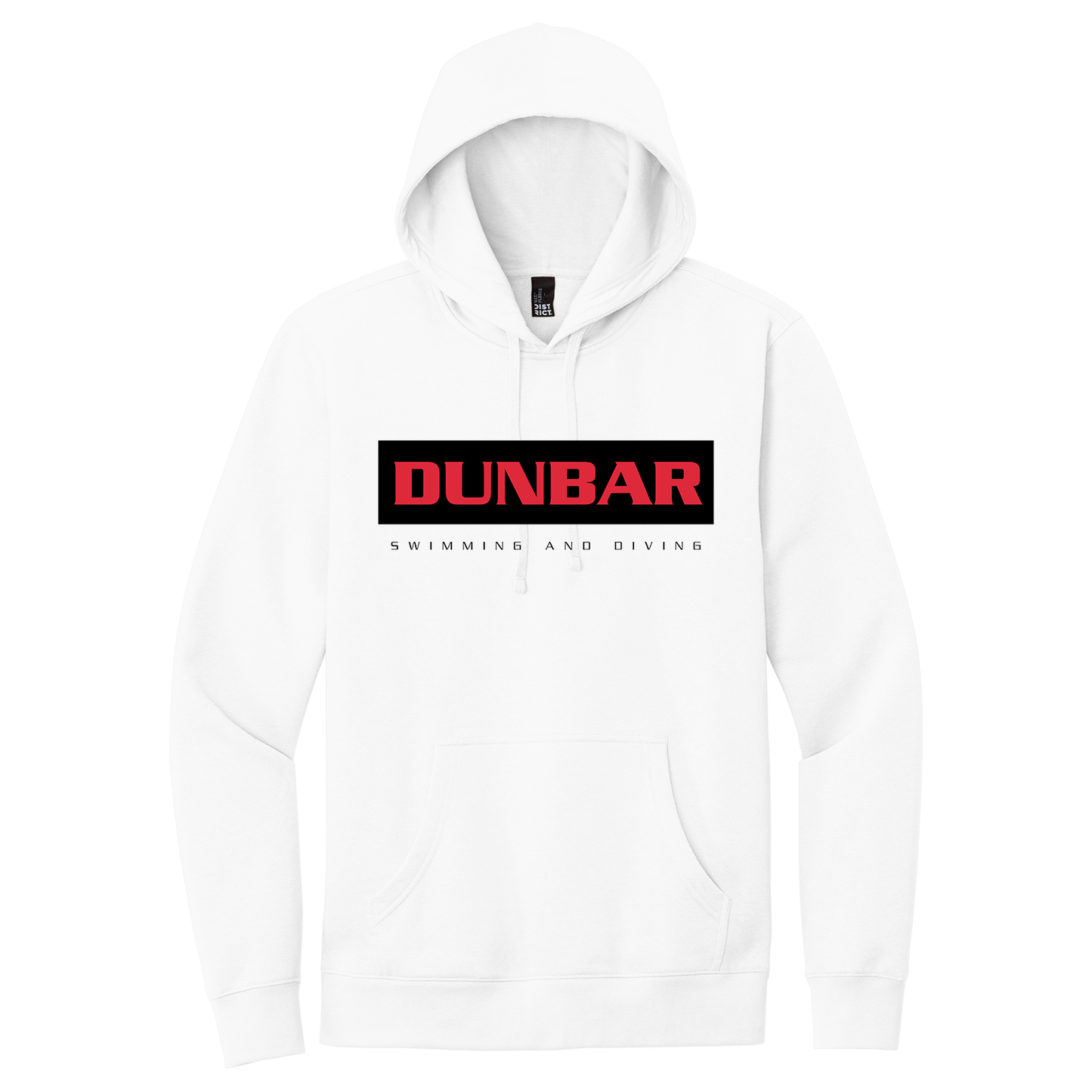 PLD Swim DT6100 Fleece Hoodie - Dunbar Rectangle Logo