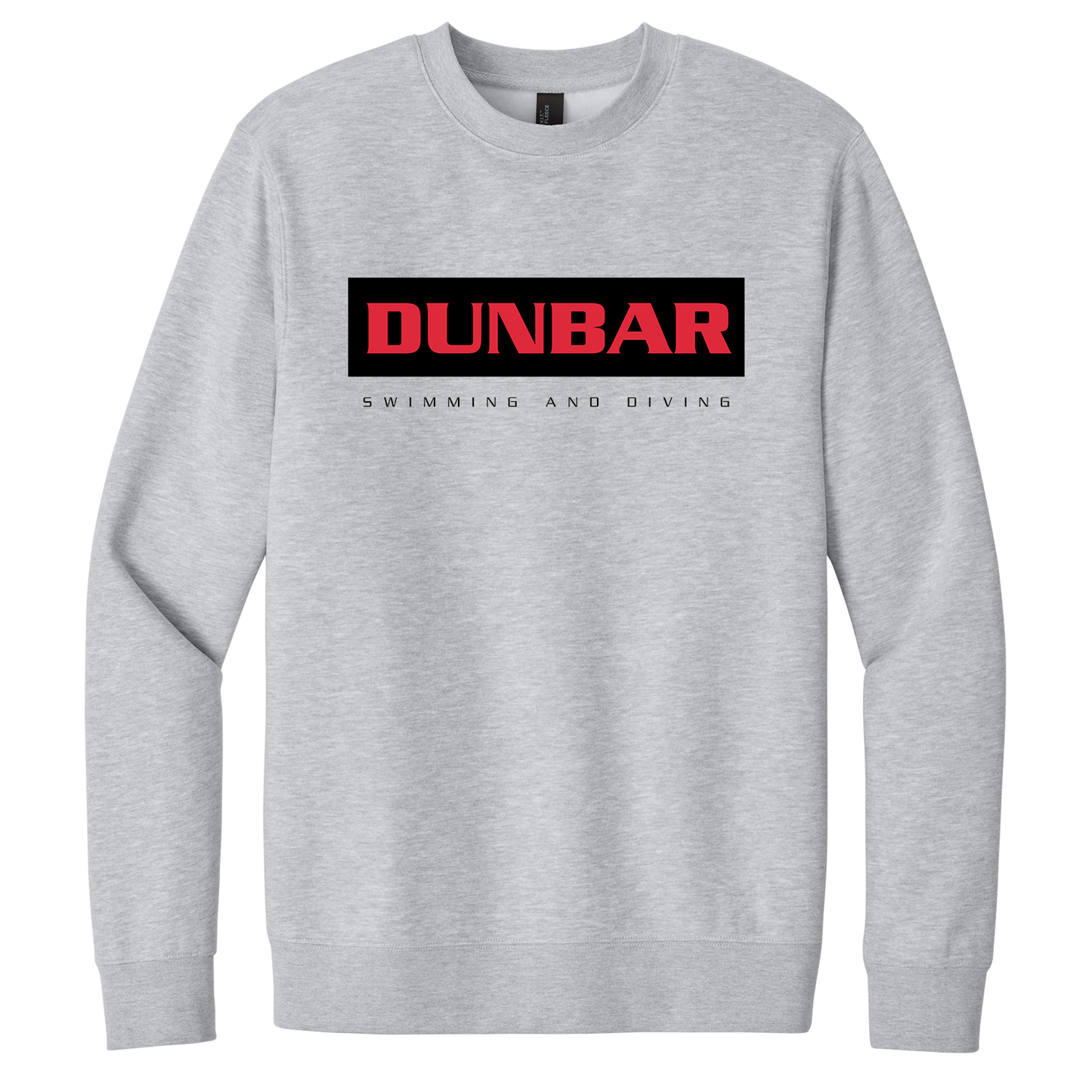 PLD Swim DT6104 Fleece Crewneck Sweatshirt - Dunbar Rectangle Logo