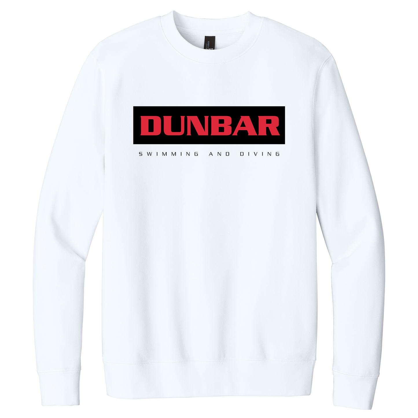 PLD Swim DT6104 Fleece Crewneck Sweatshirt - Dunbar Rectangle Logo