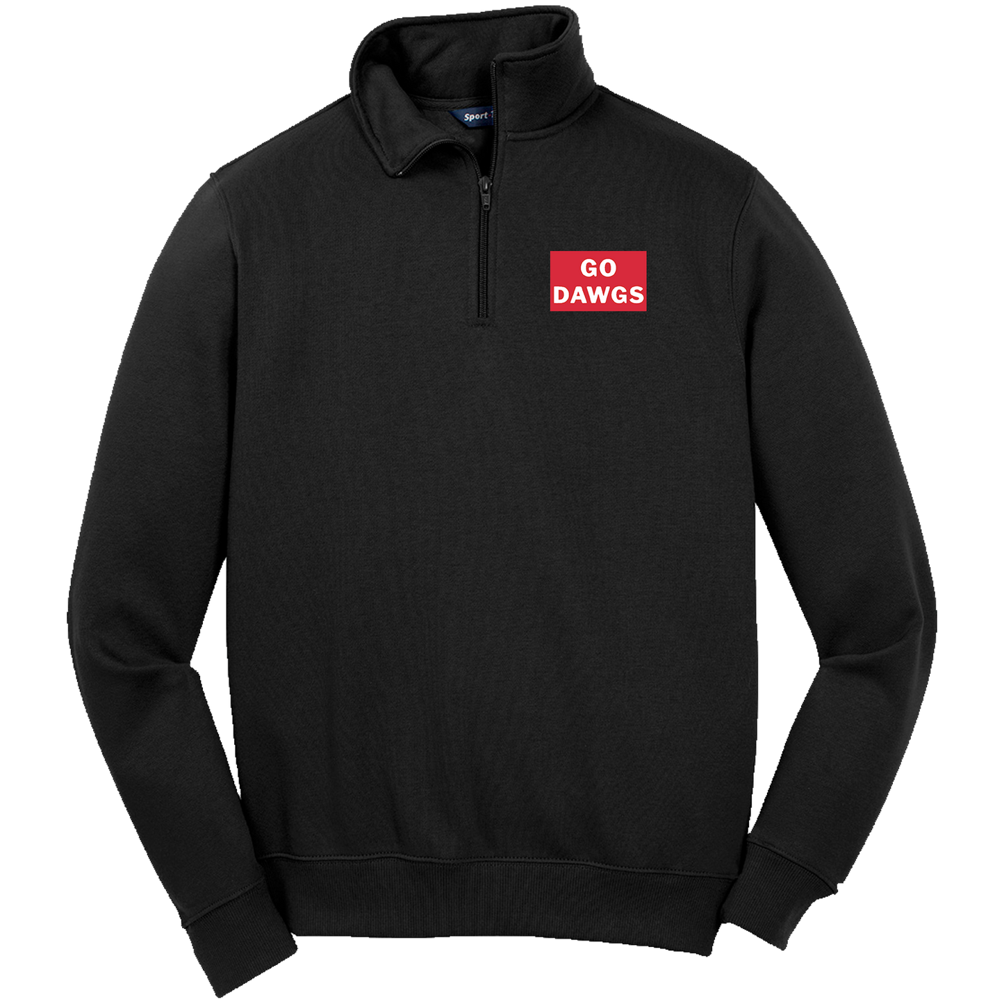 PLD Swim ST253 Sport-Tek 1/4 Zip - Go Dawgs Patch