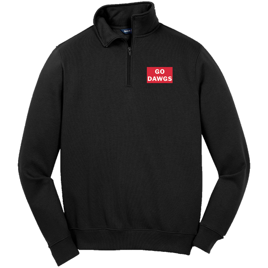 PLD Swim ST253 Sport-Tek 1/4 Zip - Go Dawgs Patch