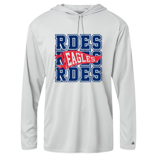 RDES & WJMS 4105 Adult Badger Thin Hoodie