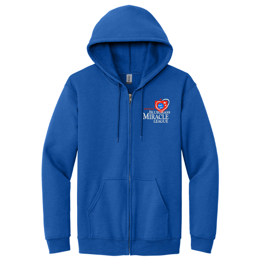 TBML Embroidered G18600B full-zip YOUTH hoodie
