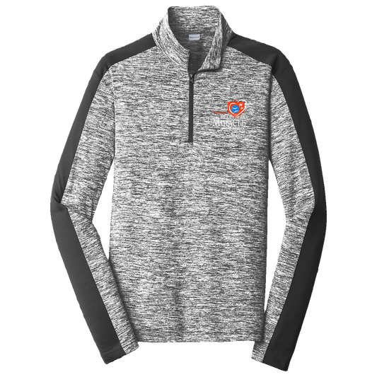 TBML ST397 Sport Tek Posicharge Electric Heather Colorblock 1/4 Zip Pullover