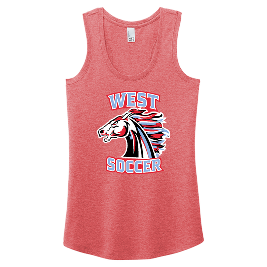 WJHS Soccer DM138L Ladies Racerback Tank