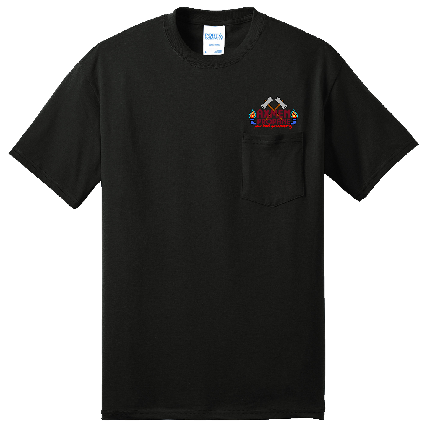 AxMen 2300 Gildan short sleeve pocket tee