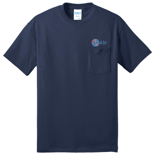 CO2 2300 Gildan short sleeve pocket tee