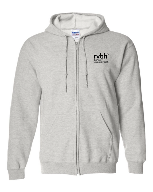 RVBH 18600 Gildan full zip hooded sweatshirt - BRIGHT COLORS