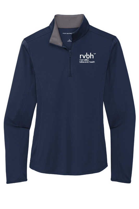 RVBH LK584 Port Authority Ladies Silk Touch Performance 1/4 Zip