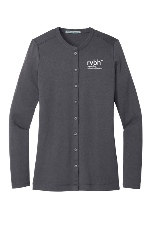 RVBH LM1008 Port Authority Ladies Stretch Button Front Cardigan