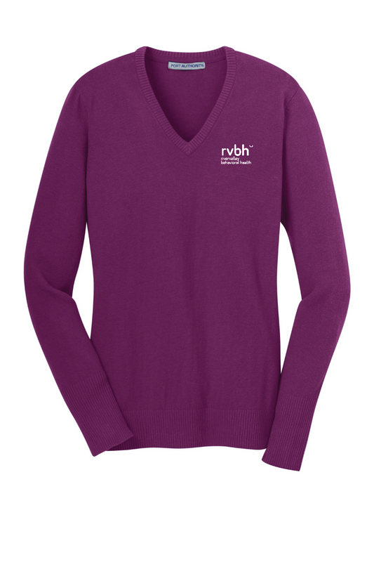 RVBH LSW285 Port Authority Ladies Vneck Sweater