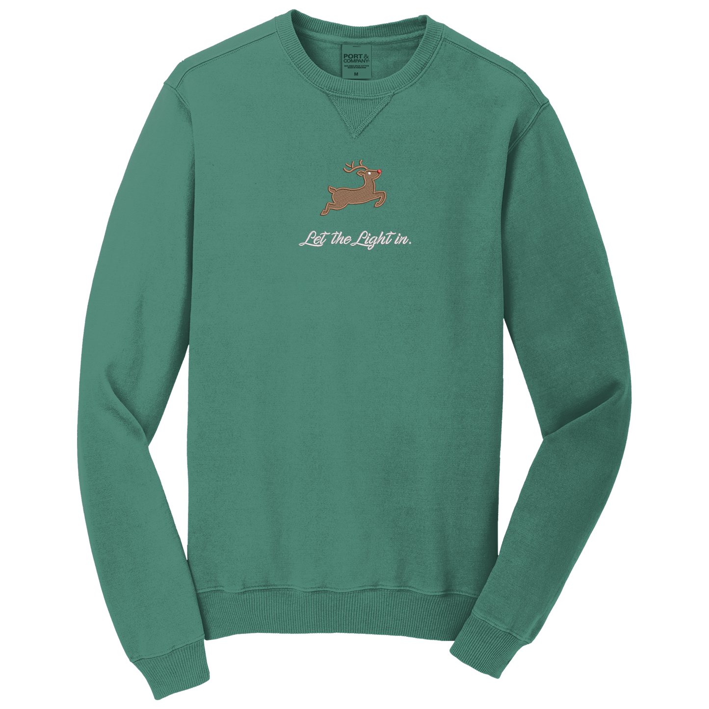 Let the Light in - Embroidered Crewneck Sweatshirt