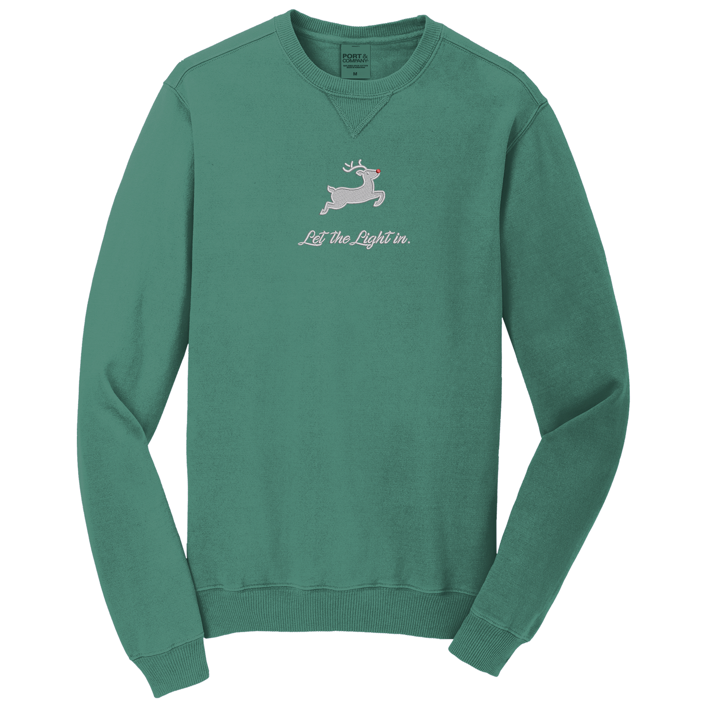 Let the Light in - Embroidered Crewneck Sweatshirt