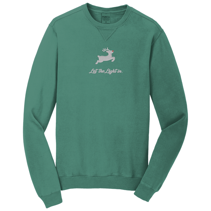 Let the Light in - Embroidered Crewneck Sweatshirt