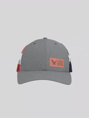 Leather Patch Trucker Cap