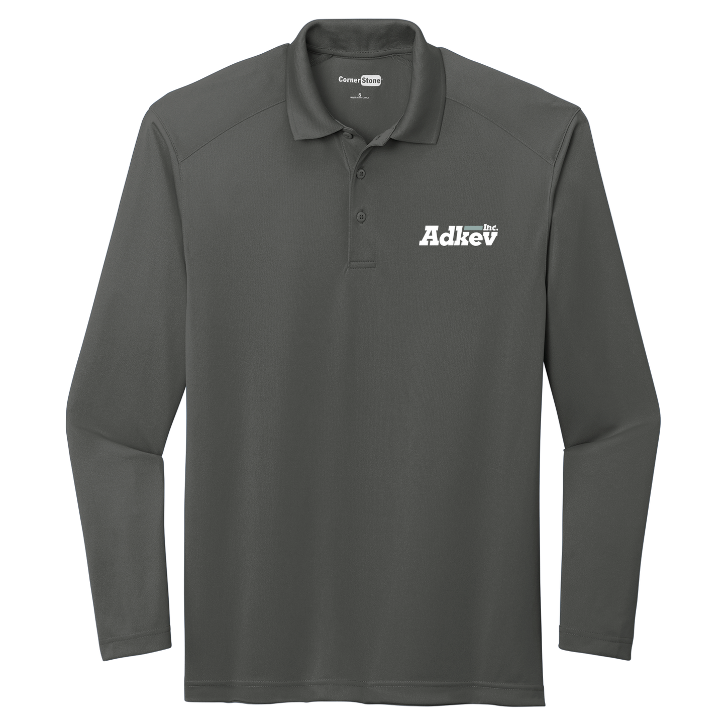Adkev CS418LS CornerStone Lightweight Long Sleeve Polo