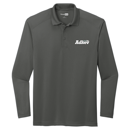 Adkev Employee CS418LS CornerStone Lightweight Long Sleeve Polo